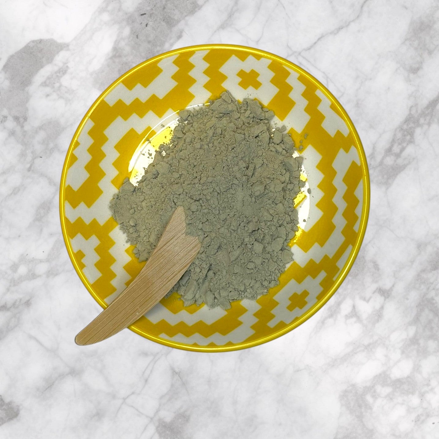 Green French Clay Dry Powder Face Mask