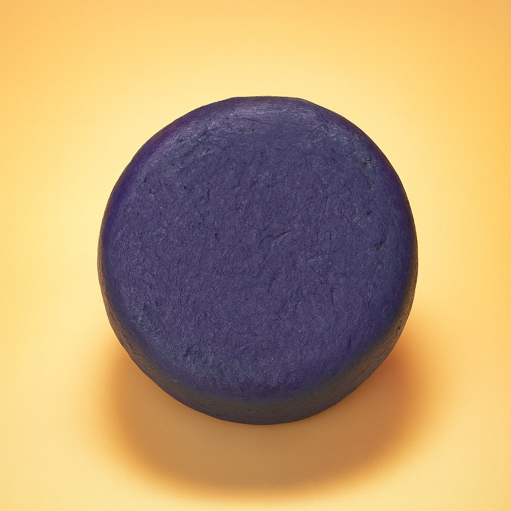 purple toning chamomile lavender shampoo bar